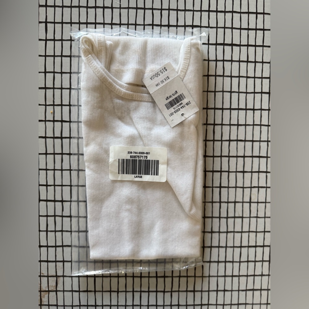 Abercrombie and Fitch NWT White Ribbed Tank Top sz XS